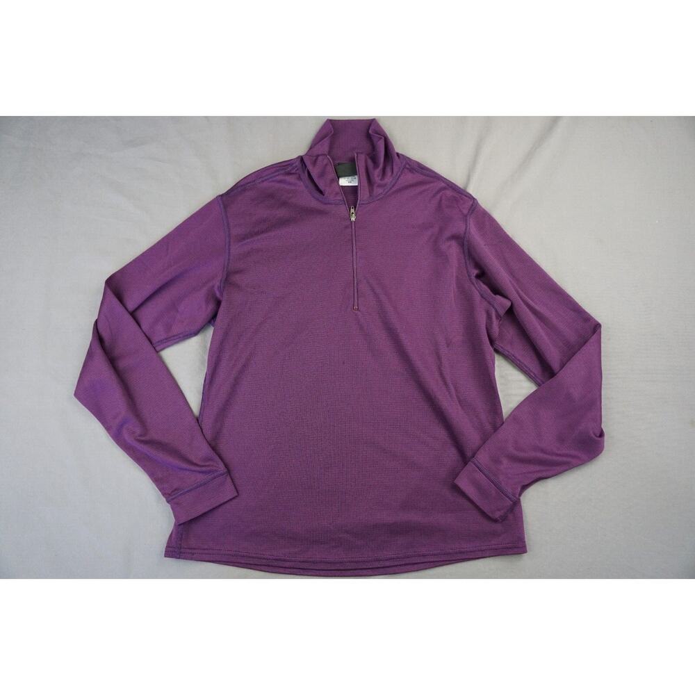 Patagonia vintage USA Made Long Sleeve Capilene 1/4 Zip Shirt Women's Size XS
